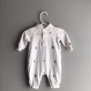 Baby boy polo onesie
